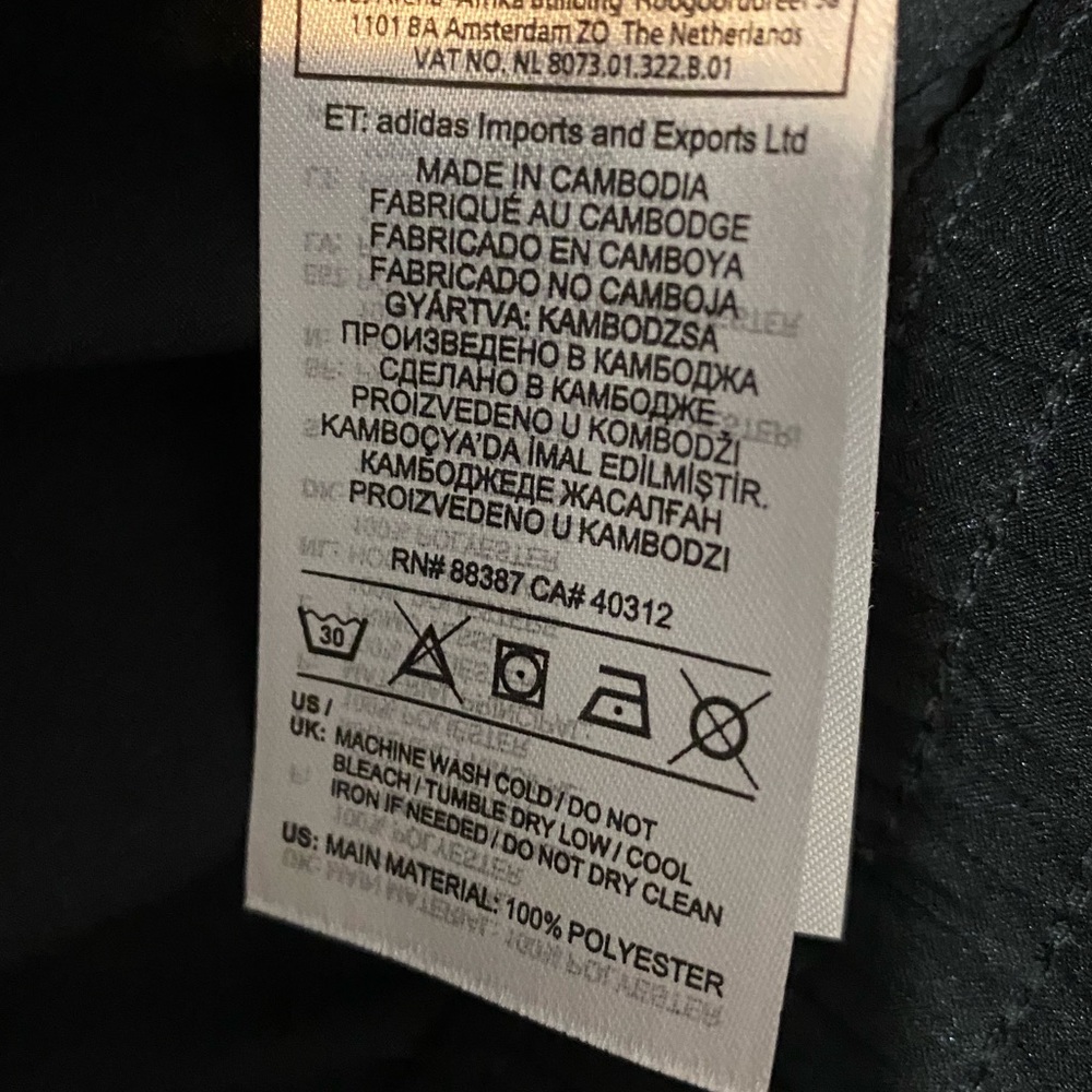 Adidas Track Jacket Windbreaker Hoodie Colorblock - Picture 11 of 12